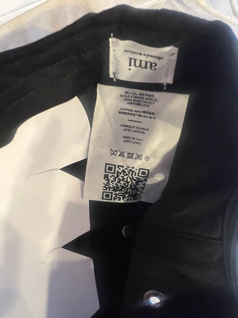 amiparisブラックキャップ 男女兼用