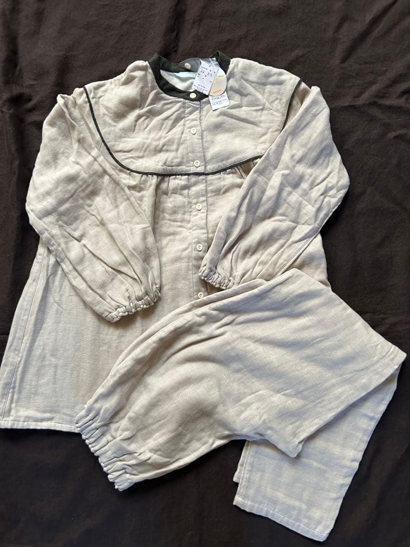 KID BLUE キッドブルー起毛トリプルガーゼ 長袖パジャマ新品タグ付き