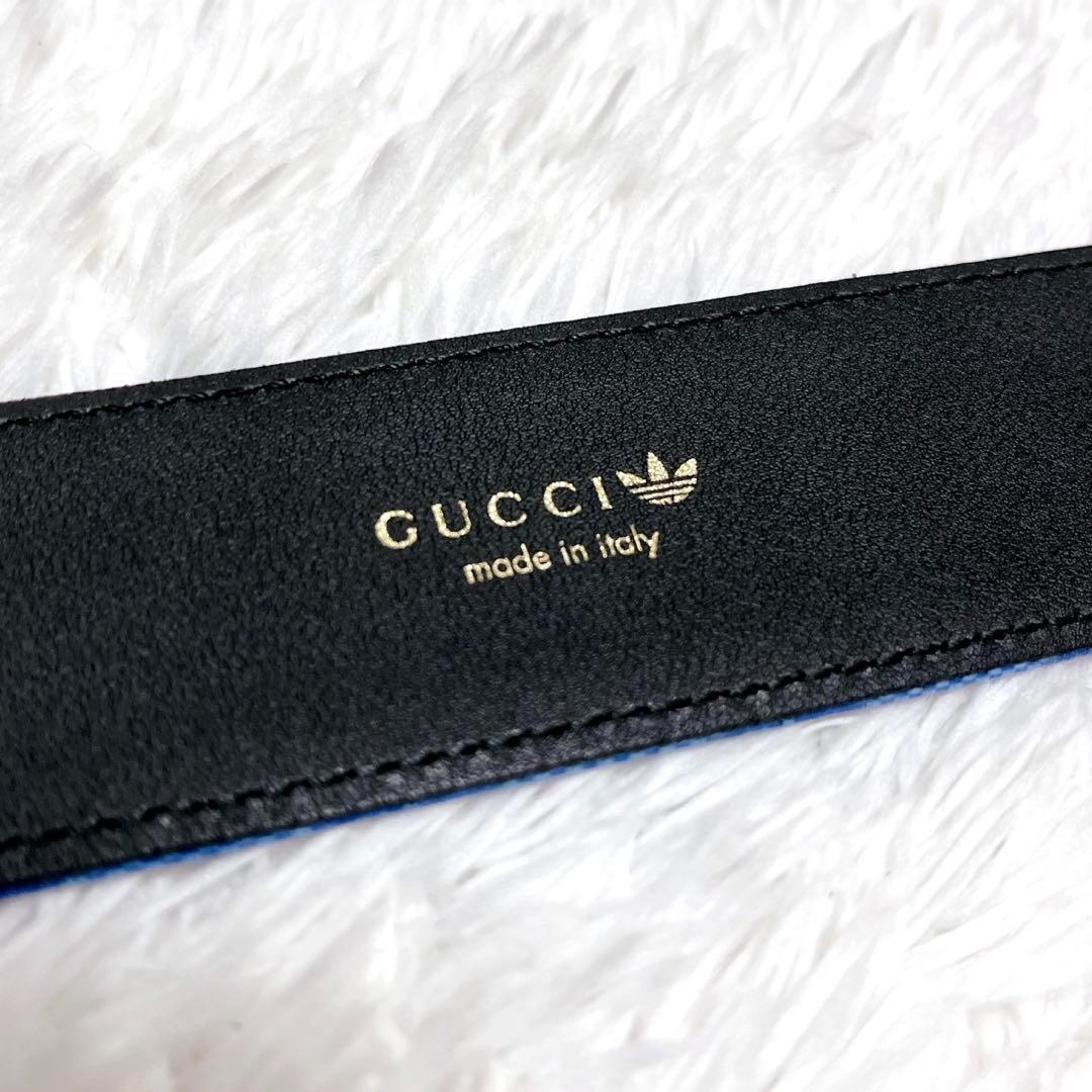 美品✨GUCCI adidas アディダス　グッチ　マーモント　ベルト　GG