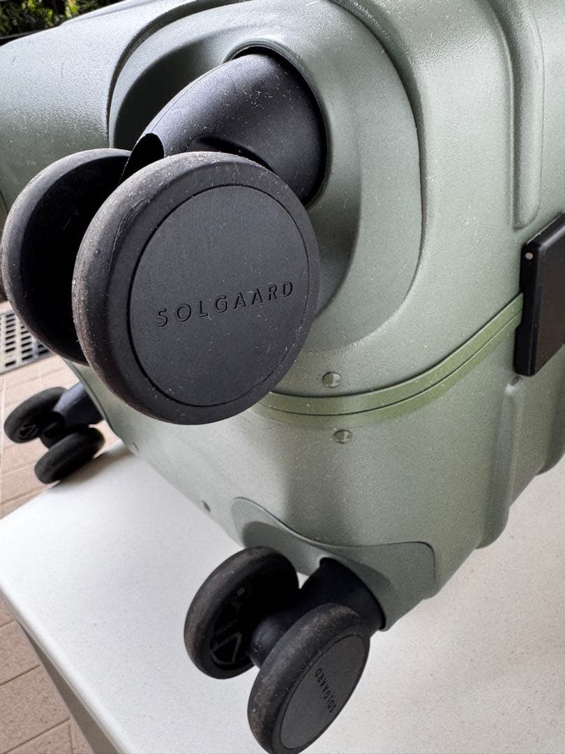 【中古】SOLGAARD ソルガード60L 時短スーツケース グリーン 随時値引