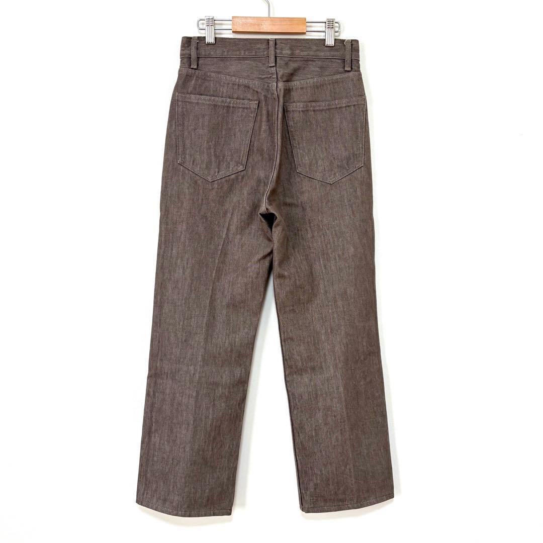 試着のみAURALEE HARD TWIST BROWN DENIM 5P 25
