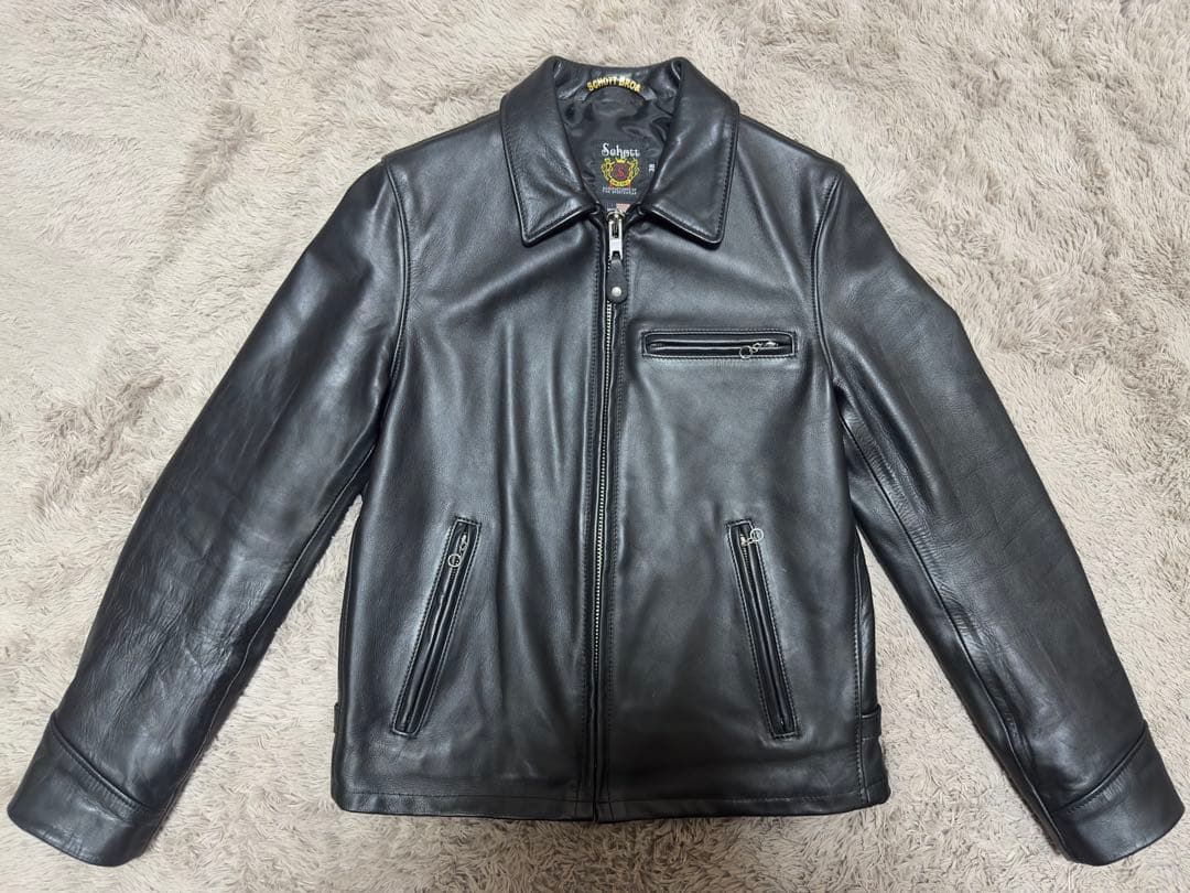 Schott（ショット）103US TRUCKER LEATHER JKT 38
