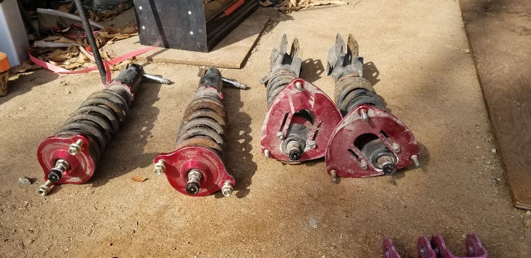 BP5 BL5　車高調　キャンバー　加工