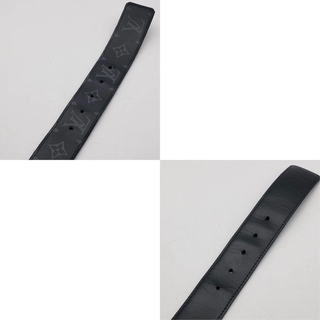 ルイヴィトン サンチュール モノグラム　LVイニシャル　シルバー　ベルト