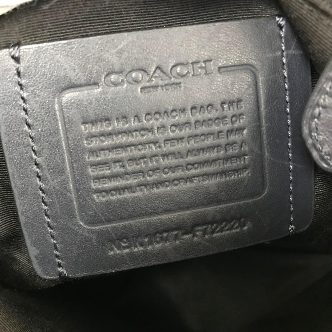 【チャーリーパパさま専用】コーチ ブラック ショルダーバッグ 72220