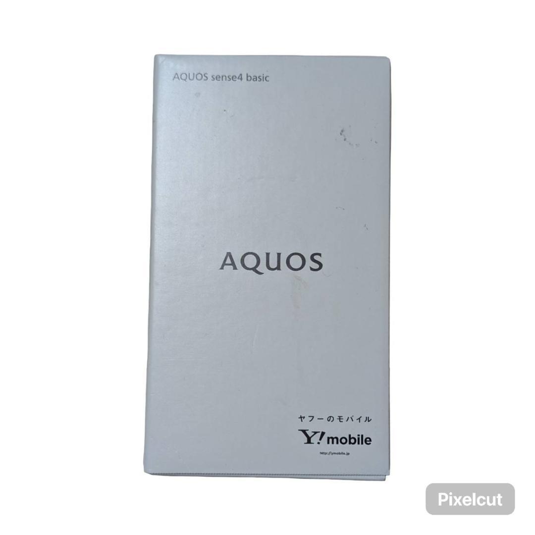 美品 AQUOS sense4 basic 64GB シルバー スマートフォン