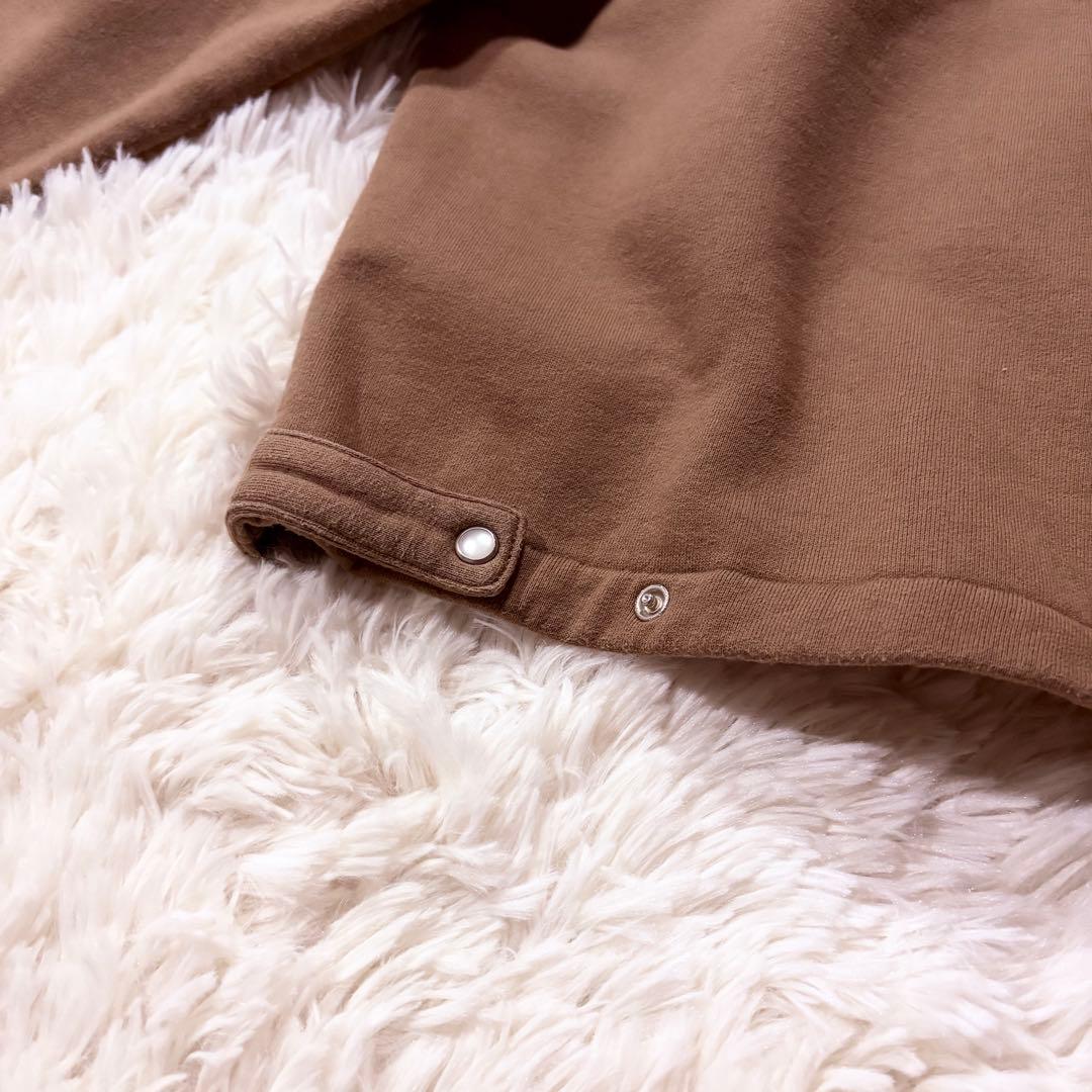 現行タグ★アニエスベー スナップボタン カーディガン 裏起毛 3 ベージュ