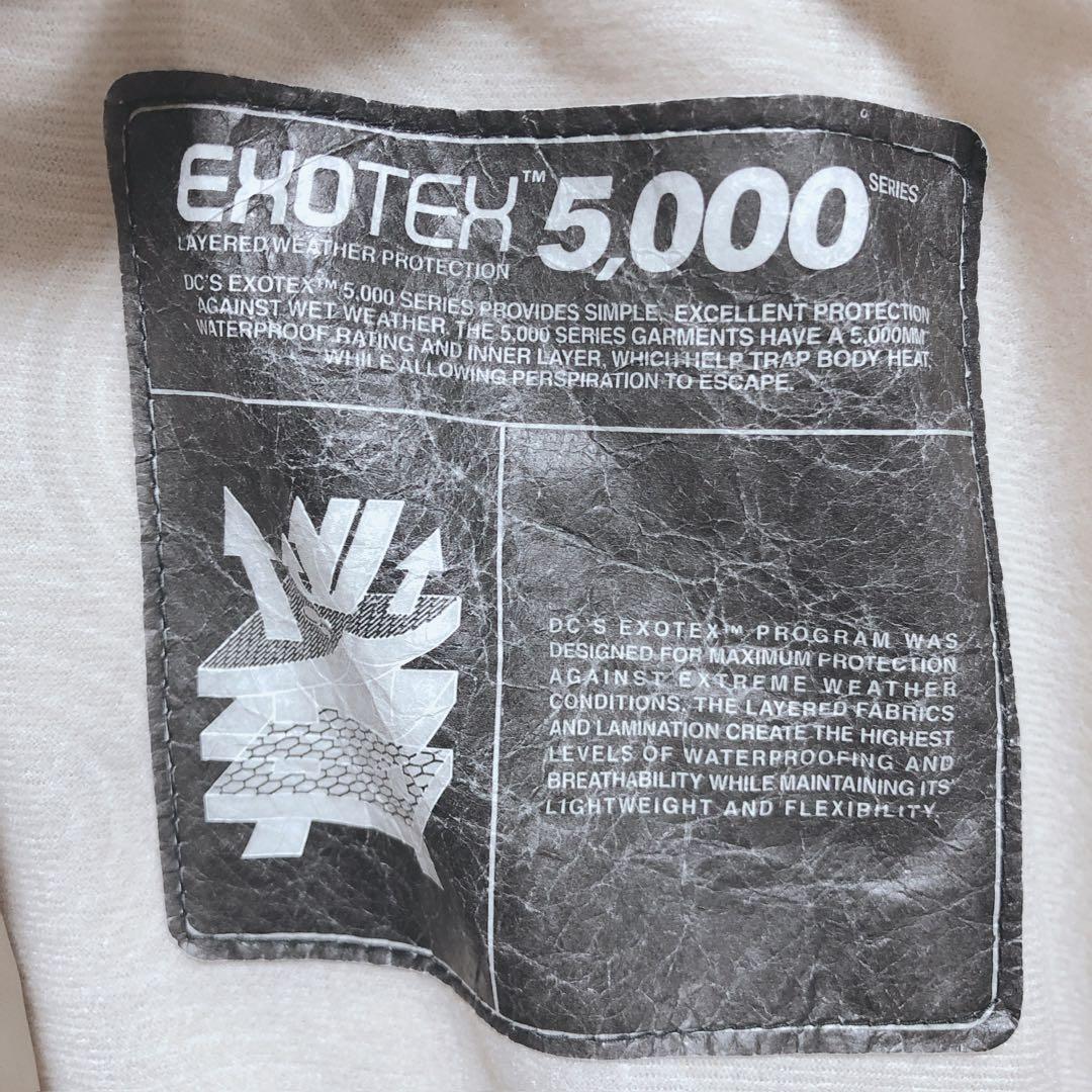 DC　スキージャケット　ボード　ジップアップ　迷彩柄　ポケット　フード　L