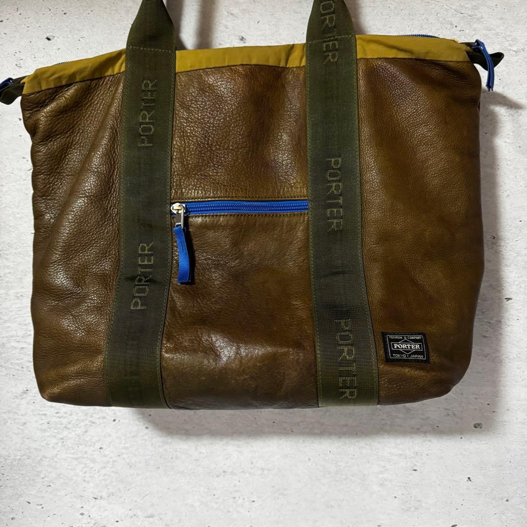 PORTER ポーター RELAX TOTE BAG レザー　トートバッグ