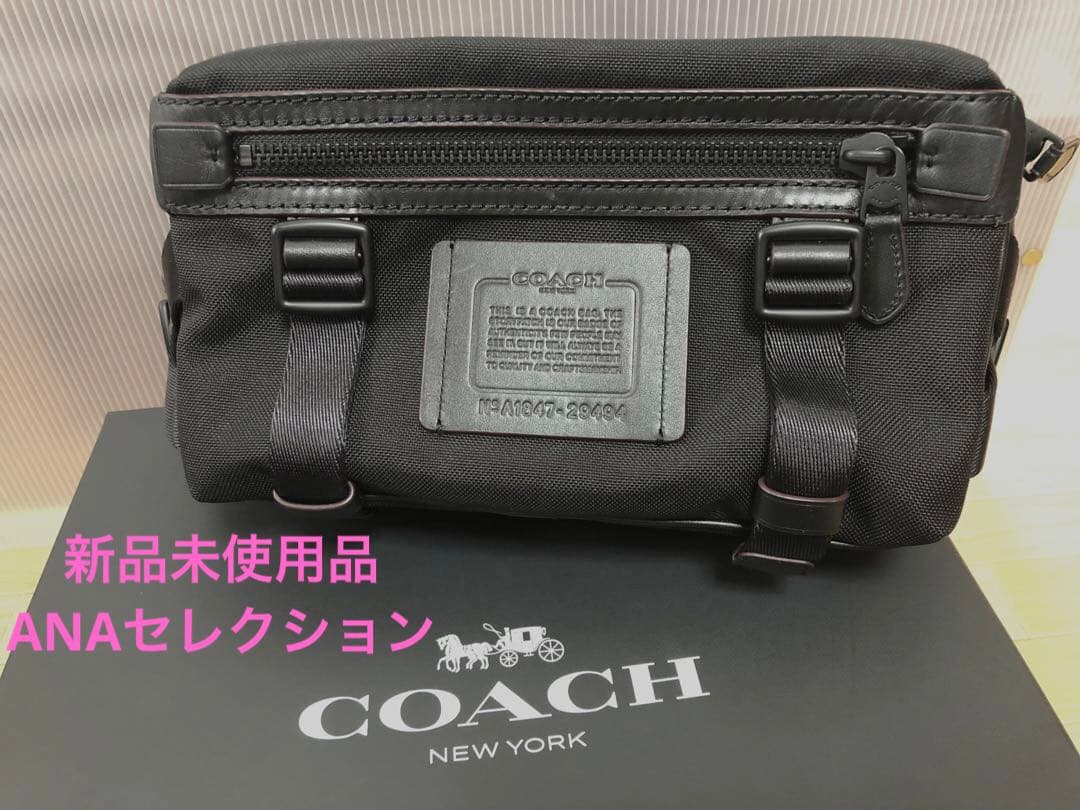 COACH ユーティリティバックブラック/新品・未使用（ANAセレクション）