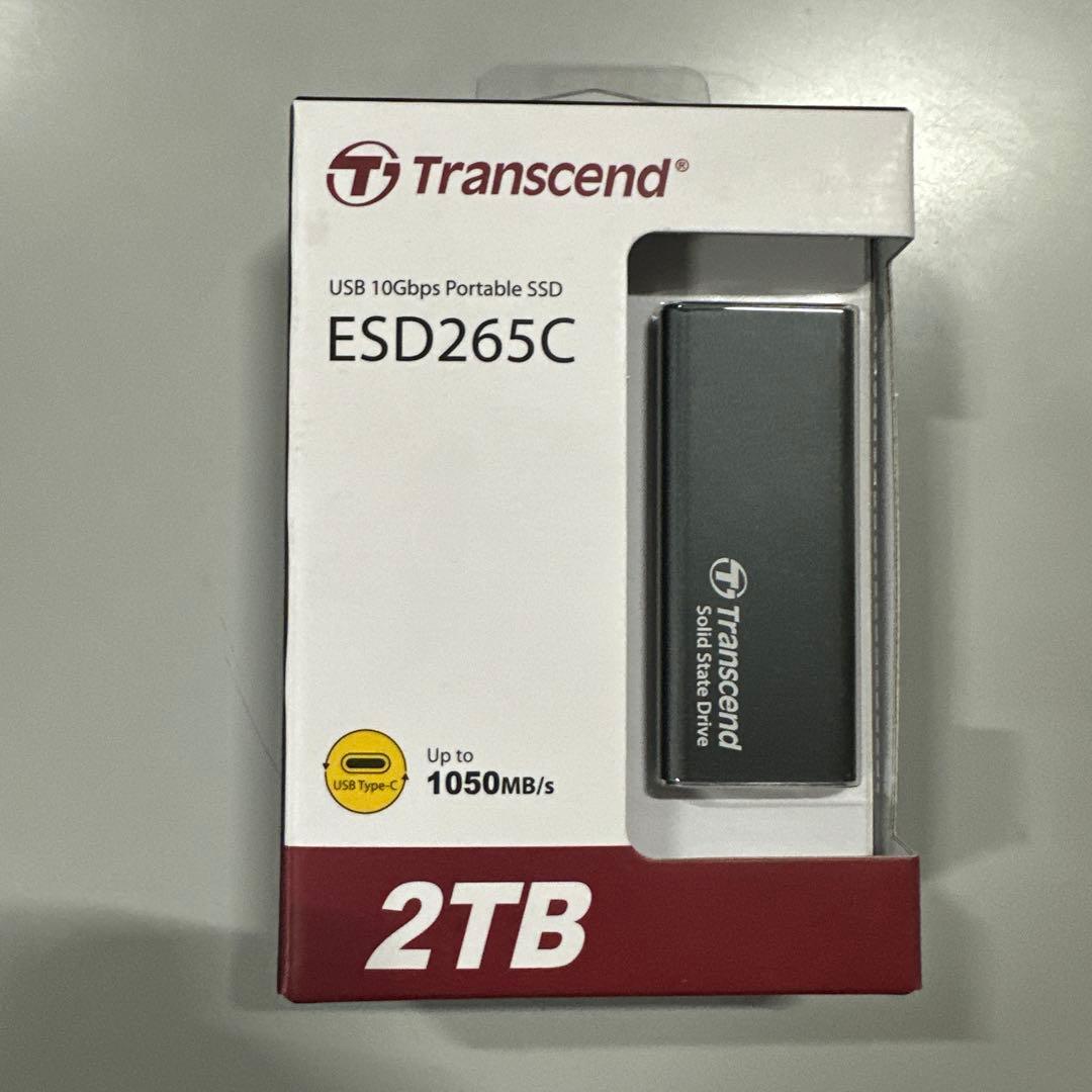 トランセンド ポータブルSSD 2TB 高速 USB 10Gbps