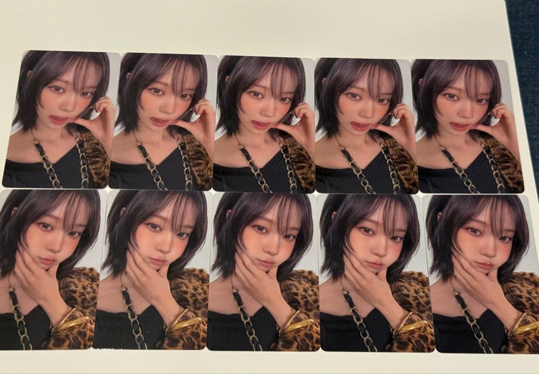 aespa 2025 LIVE 6000円 特典トレカウィンター　2種　×5