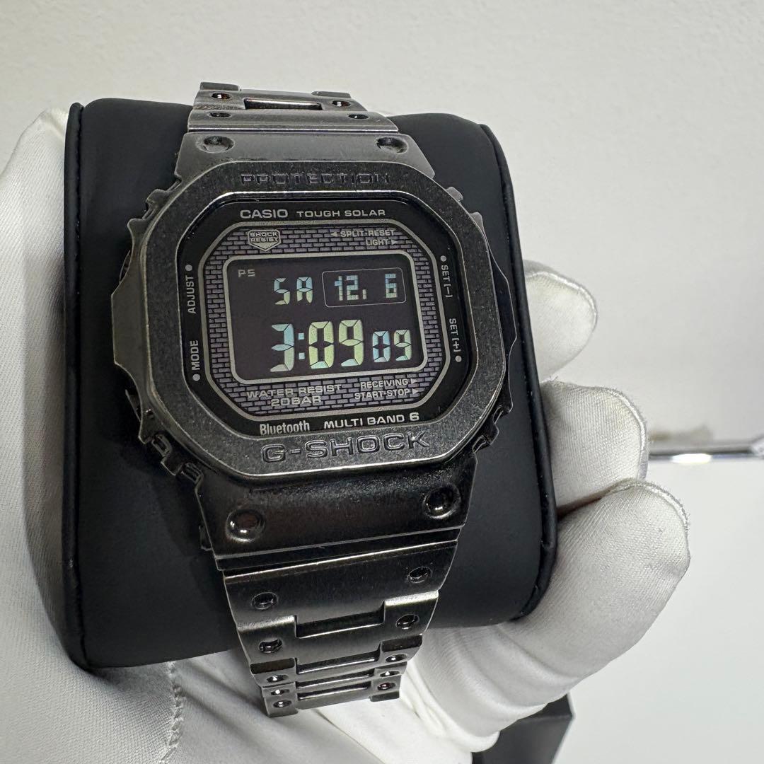 生産終了 G-SHOCK フルメタル エイジド加工 GMW-B5000V-1JR