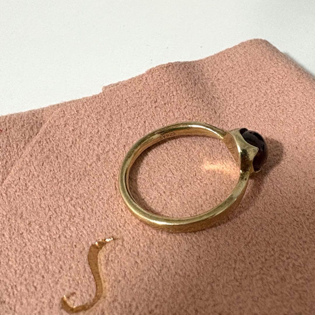 VERMILLION Orbeガーネットリング 11号