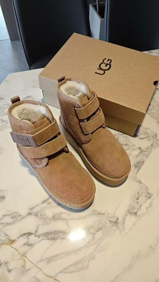 UGG アグ ムートン ブーツ 厚底 24cm