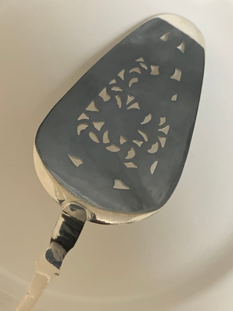 【極希少】銀製 ペルシャ銀 サーバー 刻印84 イスファハン 透かし彫り 75g