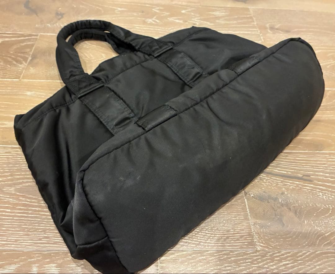 A4可　ポーター　トートバッグ　横長　タンカー　黒　人気　ユニセックス