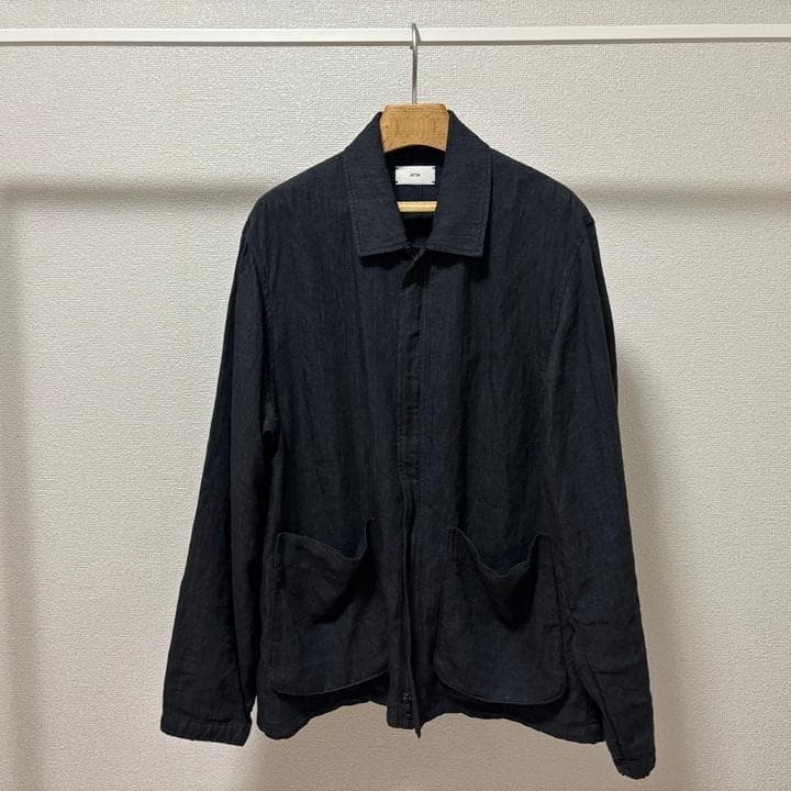 ジャケット・アウター ATON 25SS HARD LINEN | UTILITY JACKET 04