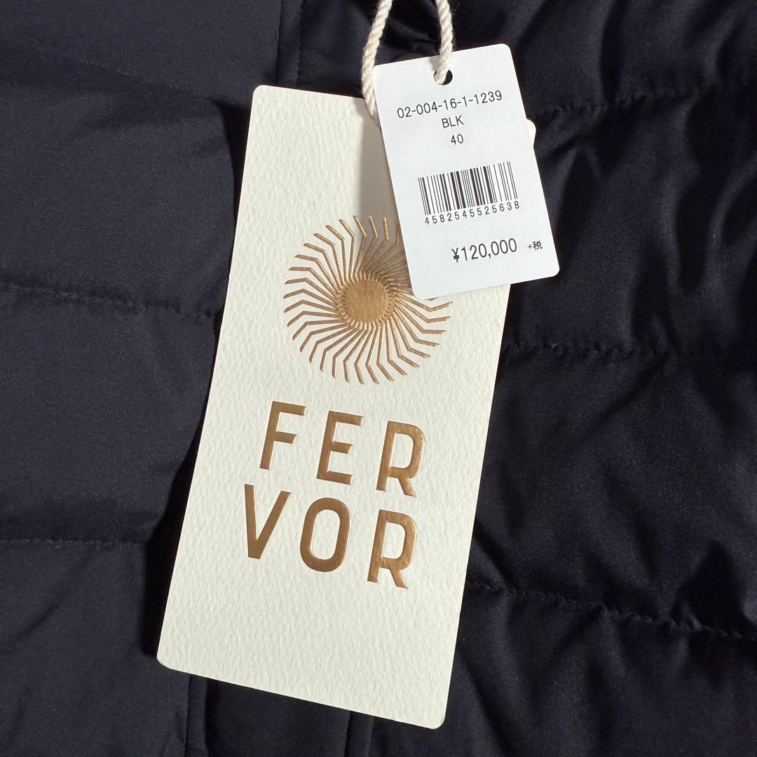 未使用 タグ付き FERVOR フェーバー ダウンコート Aライン ロング
