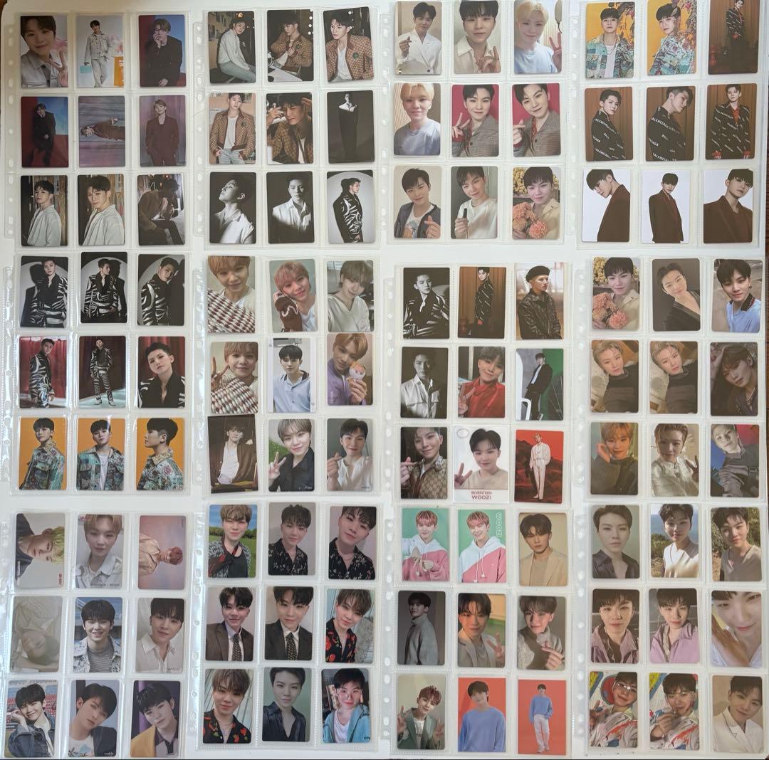 t*w様 SEVENTEEN WOOZI ウジ　トレカ　カード　大量　引退品