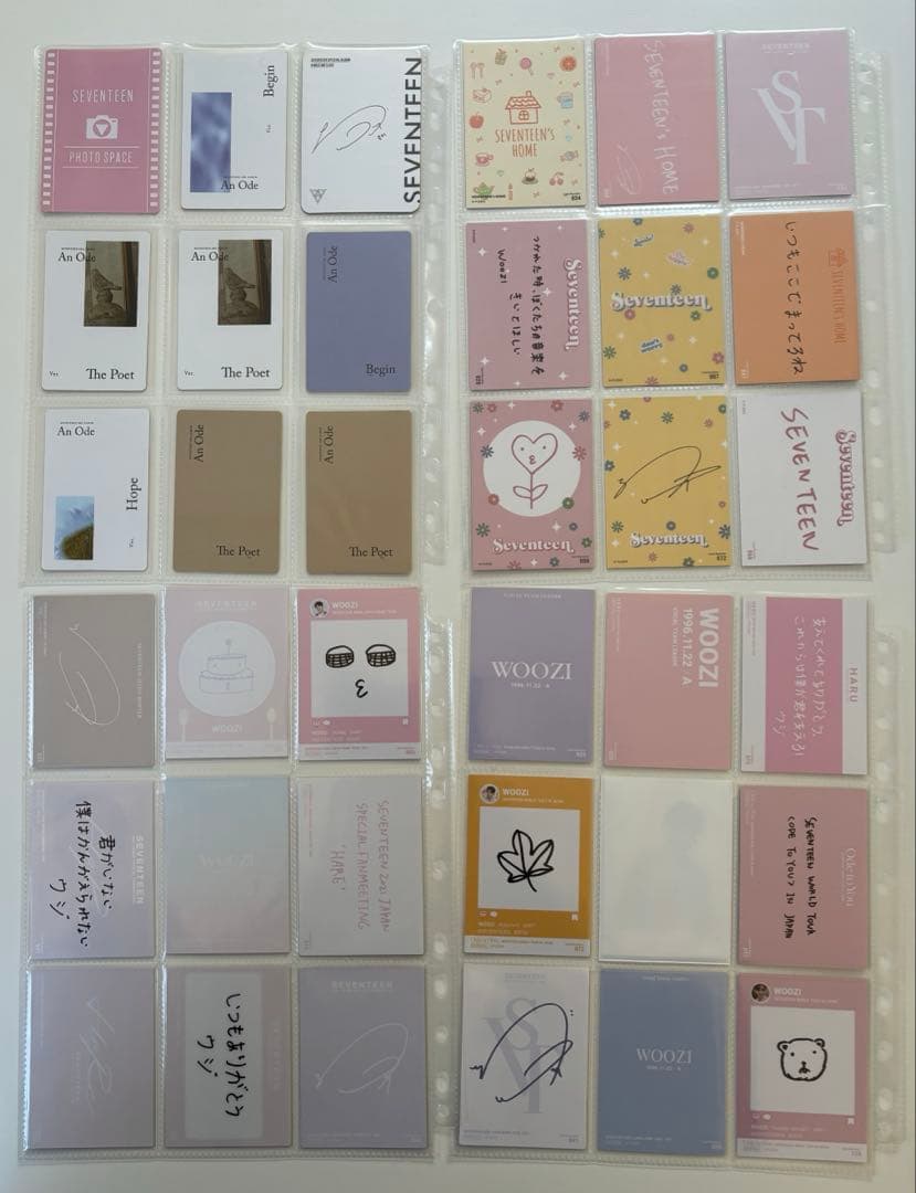 t*w様 SEVENTEEN WOOZI ウジ　トレカ　カード　大量　引退品