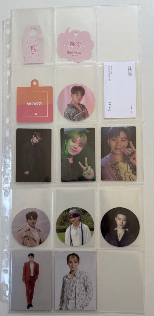 t*w様 SEVENTEEN WOOZI ウジ　トレカ　カード　大量　引退品