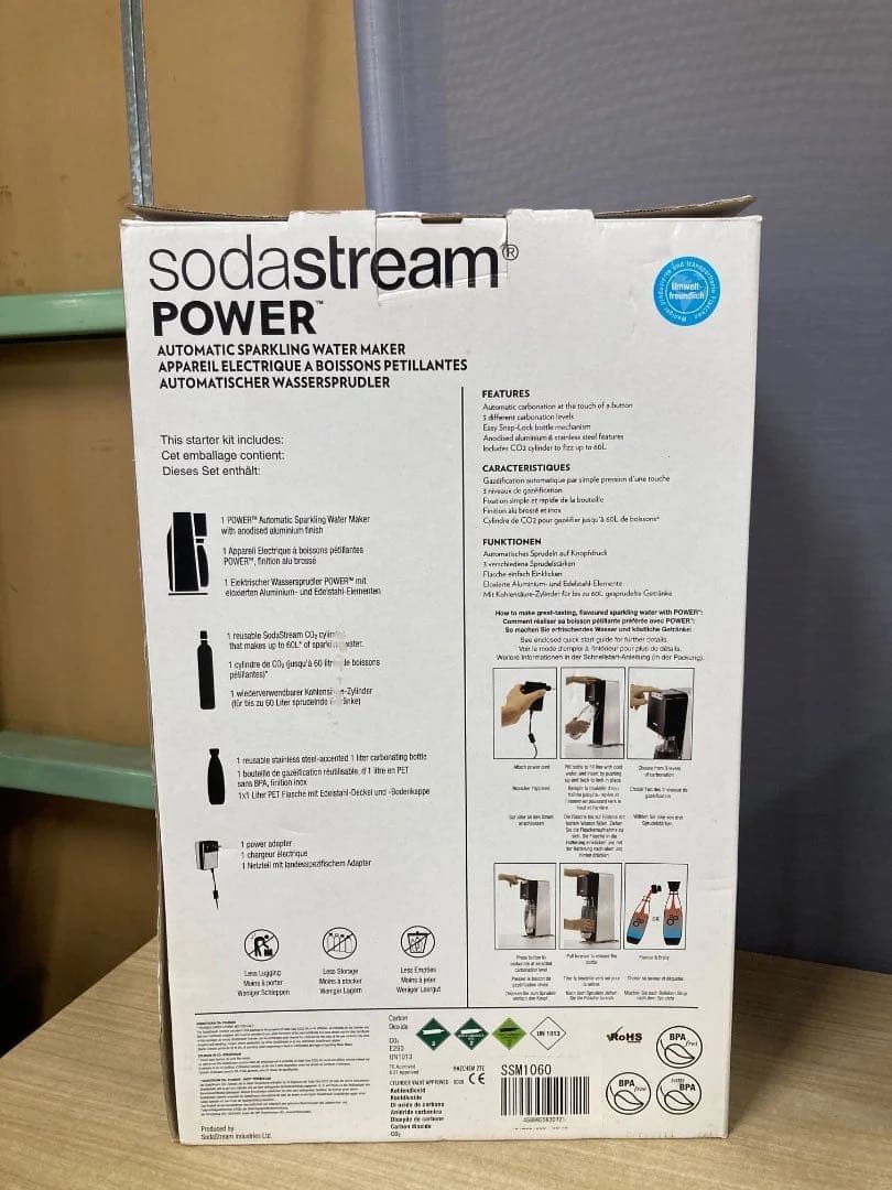 sodastream POWER ソーダストリーム　パワー　自動炭酸水メーカー