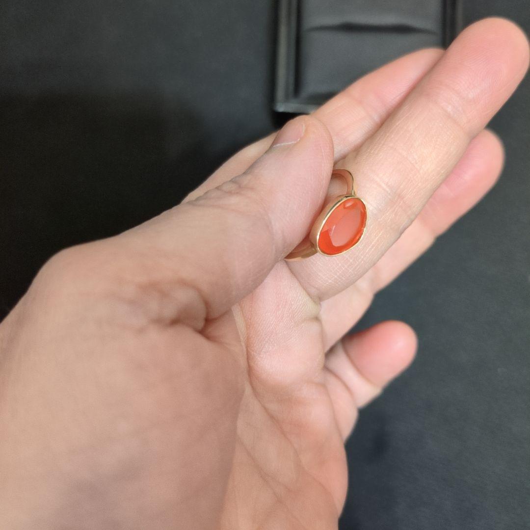 k10yg カーネリアンリング