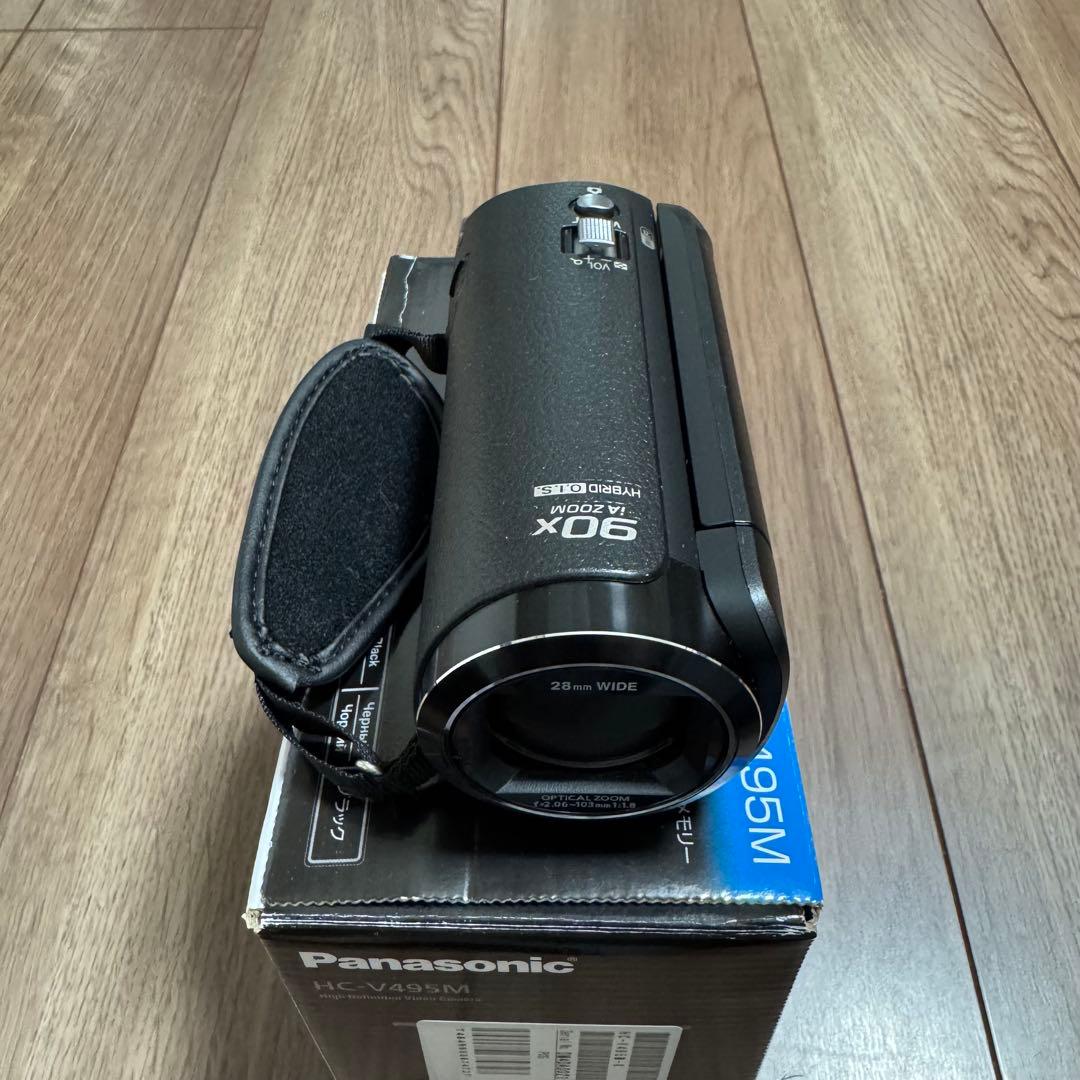 美品 Panasonic HC-V495M ビデオカメラ