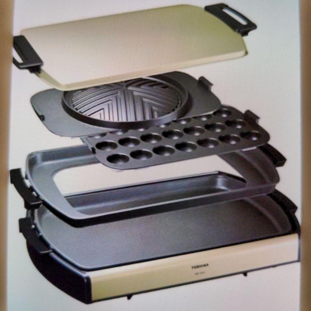 新品未開封TOSHIBA ホットプレート HGK-12WK 　シャンパンゴールド