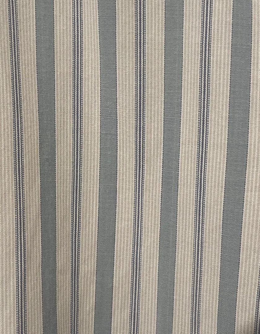 80s イタリア製　Giorgio Armani ブルーストライプ　シャツ 42