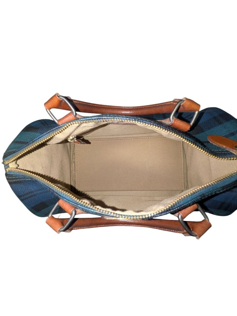 極美品　ポロラルフローレン　ボストン　ミニボストン　レザー　チャーム　PVC