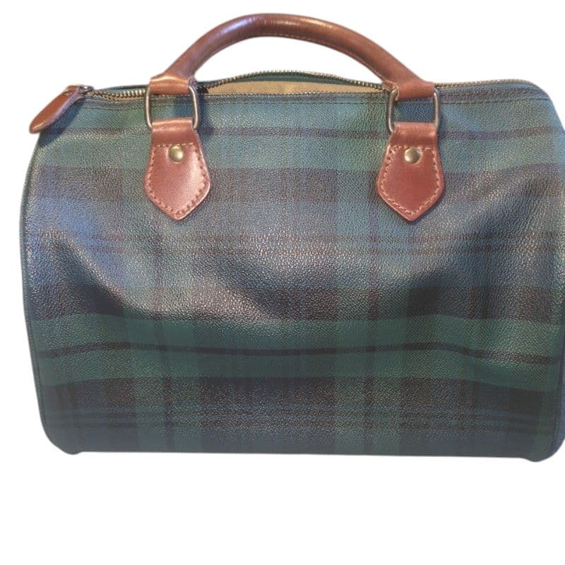 極美品　ポロラルフローレン　ボストン　ミニボストン　レザー　チャーム　PVC