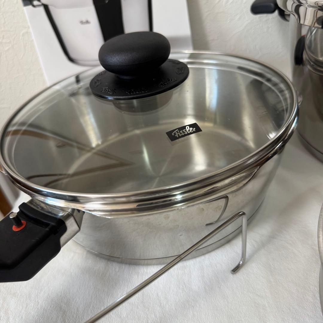 フィスラー　圧力鍋　スキレット　中古