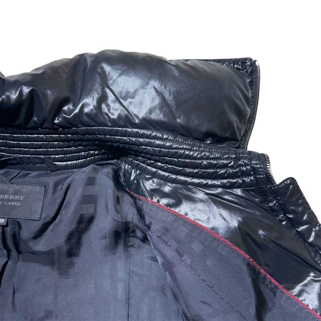 超希少・極美品✨BURBERRY ダウンコート Aライン 光沢 ブラック ノヴァ