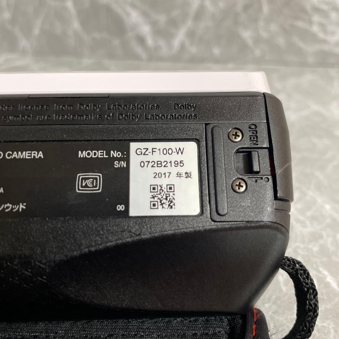 Victor JVC GZ-F100-W 2017年製 ビデオカメラ 付属品