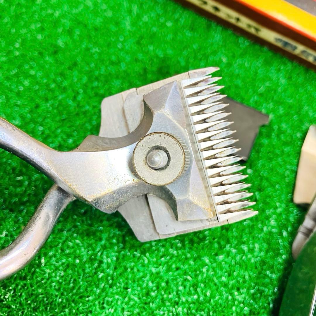 昭和レトロ 松岡製作所 電動バリカン 山下特製 手動バリカン 一式