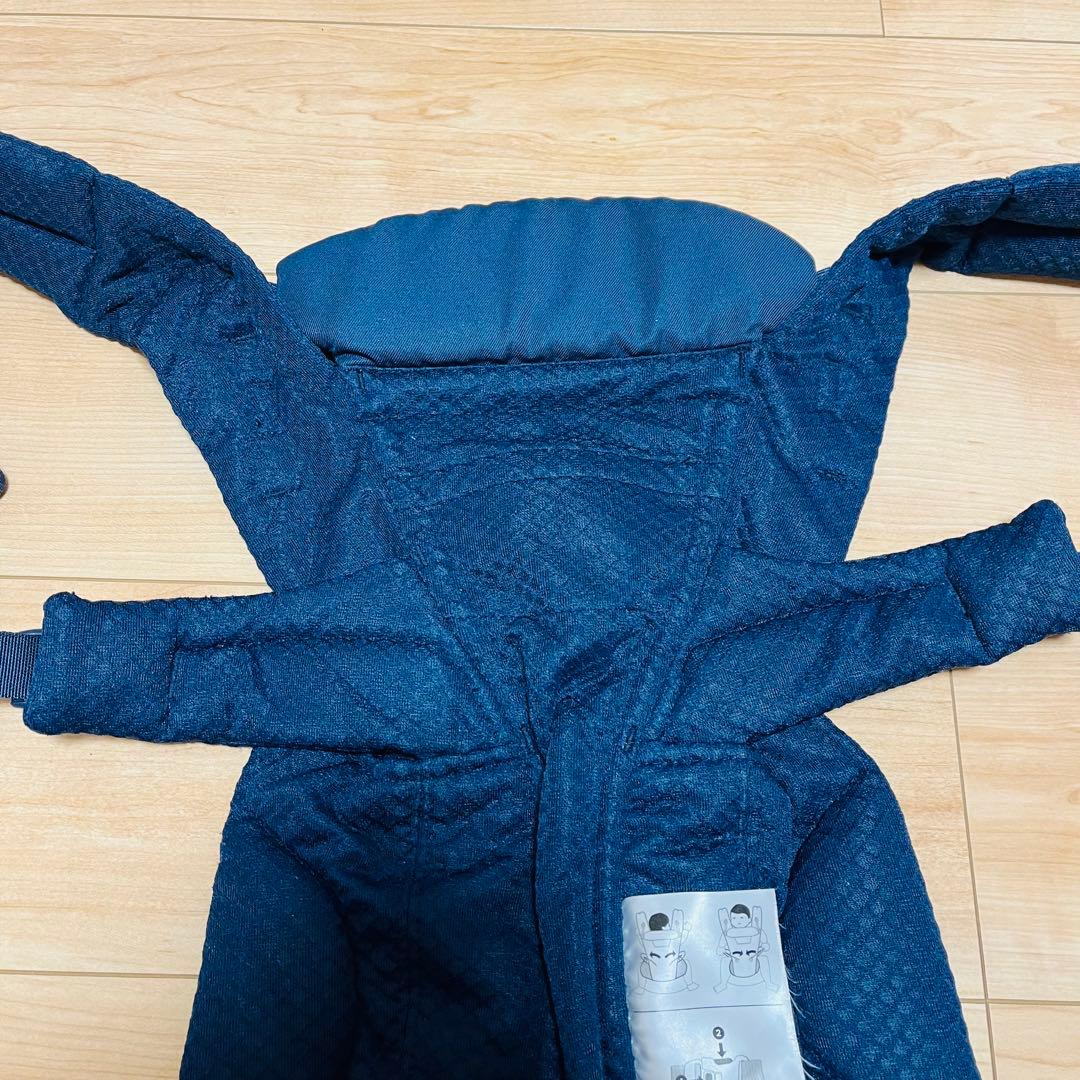 【美品✨】エルゴ　オムニブリーズergobaby ミッドナイトブルー 抱っこ紐