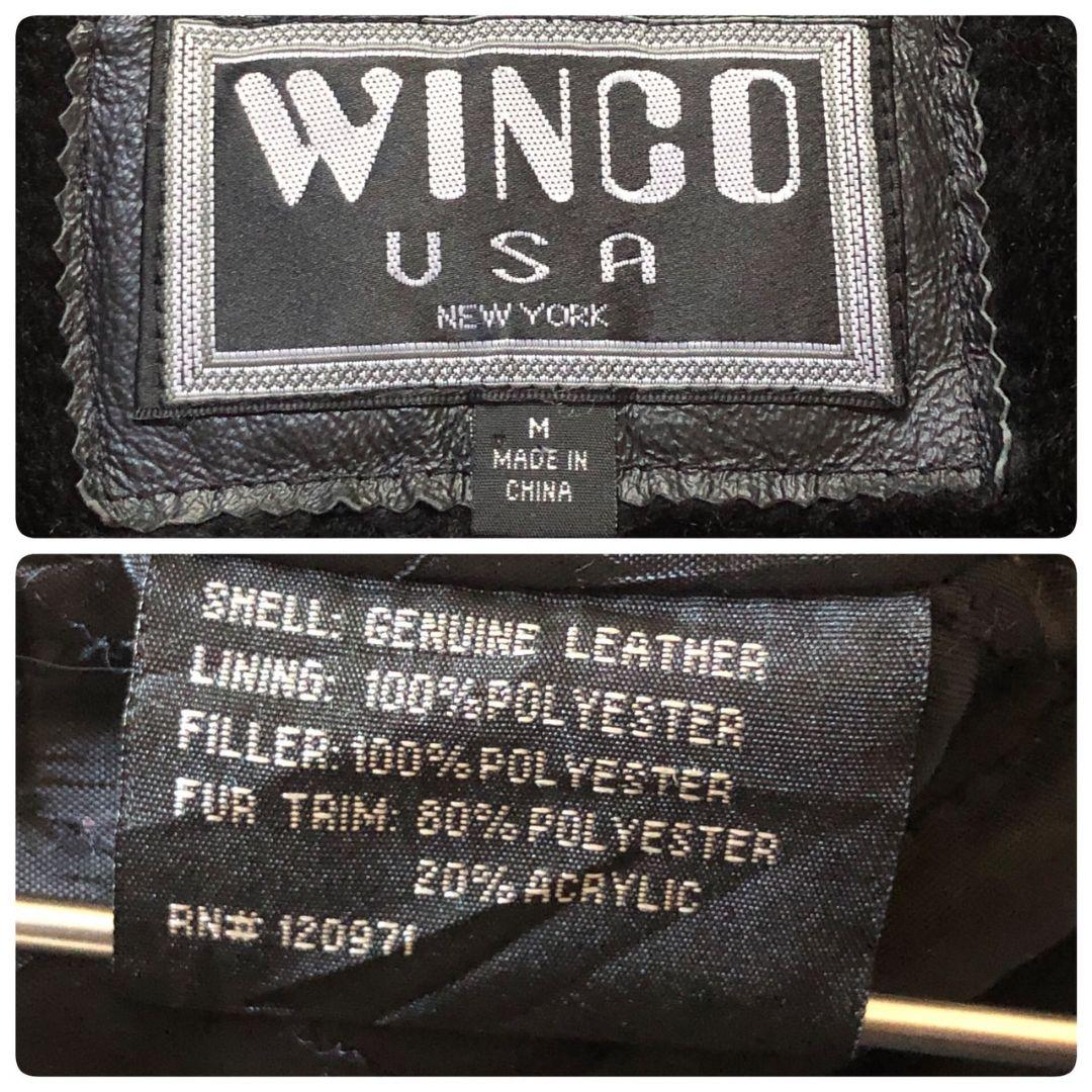 90sヴィンテージ レザーハリントンジャケット ボアライナー完備 2WAY仕様