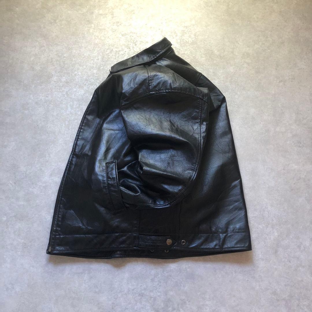 90sヴィンテージ レザーハリントンジャケット ボアライナー完備 2WAY仕様