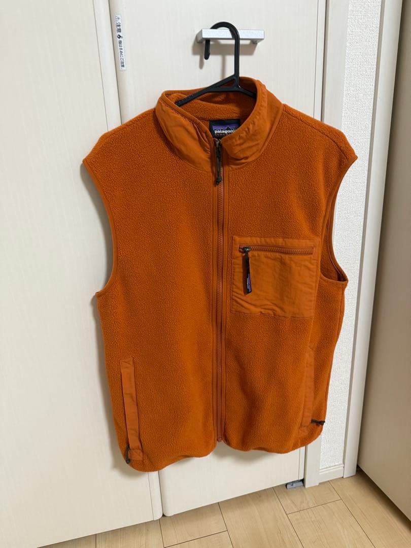 【極美品】パタゴニア シンチラ・ベスト オレンジ Mサイズ