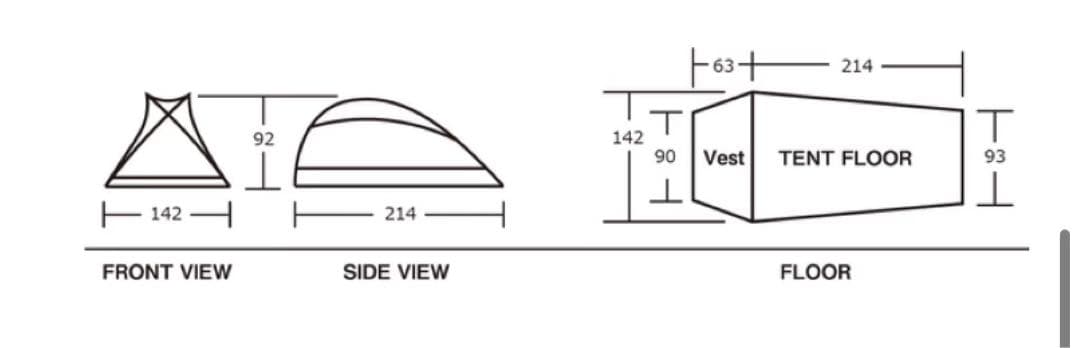 MOSS モステント スターレット ビンテージテント