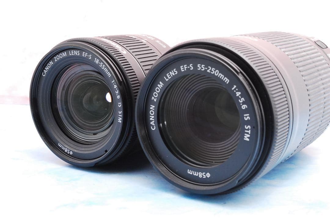 キャノン Kiss X10★一眼レフカメラ★スマホ転送OK★高性能Wレンズ