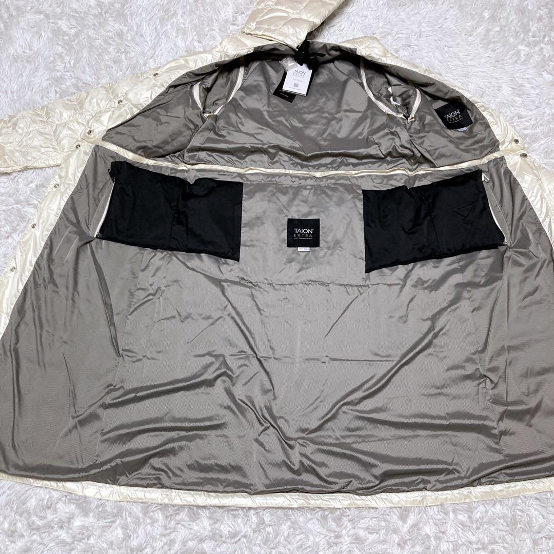 【新品タグ】TAION EXTRA ボレロダウンセット ロングダウン　白　L