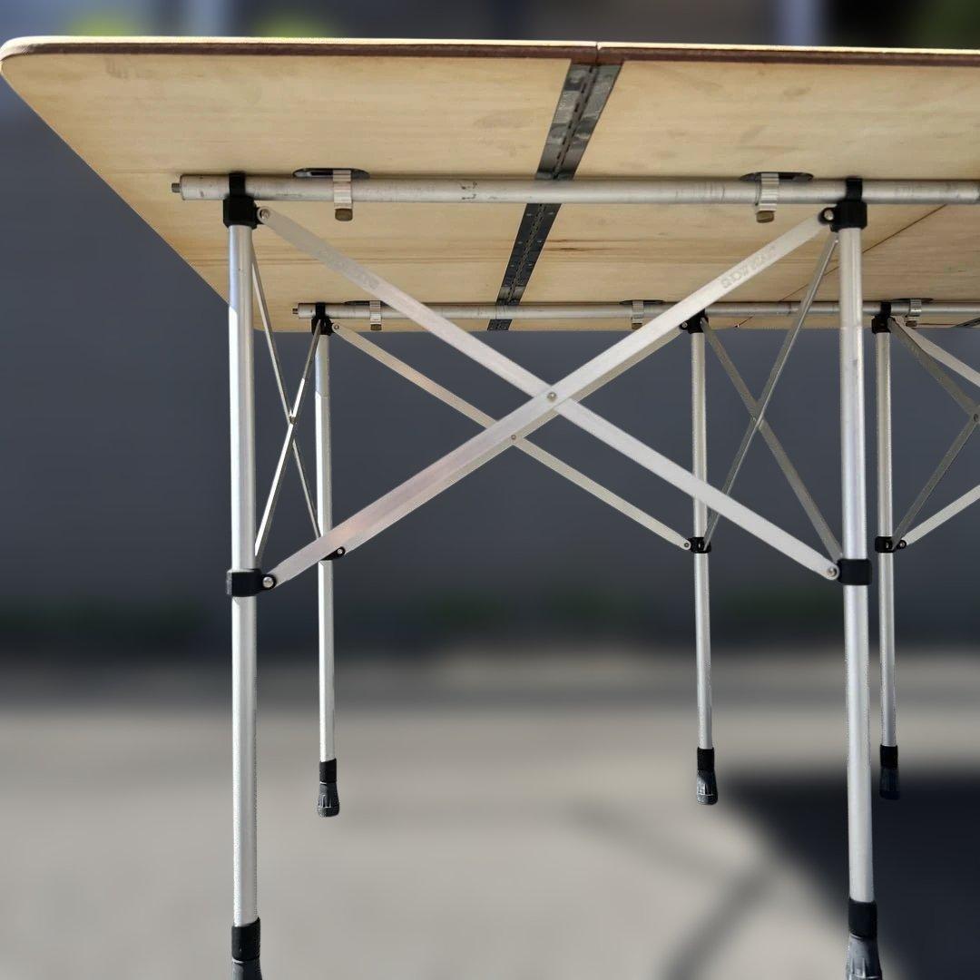 スノーピーク(ヤマコウ期)アジャスタブル フォールディングテーブル ケース付