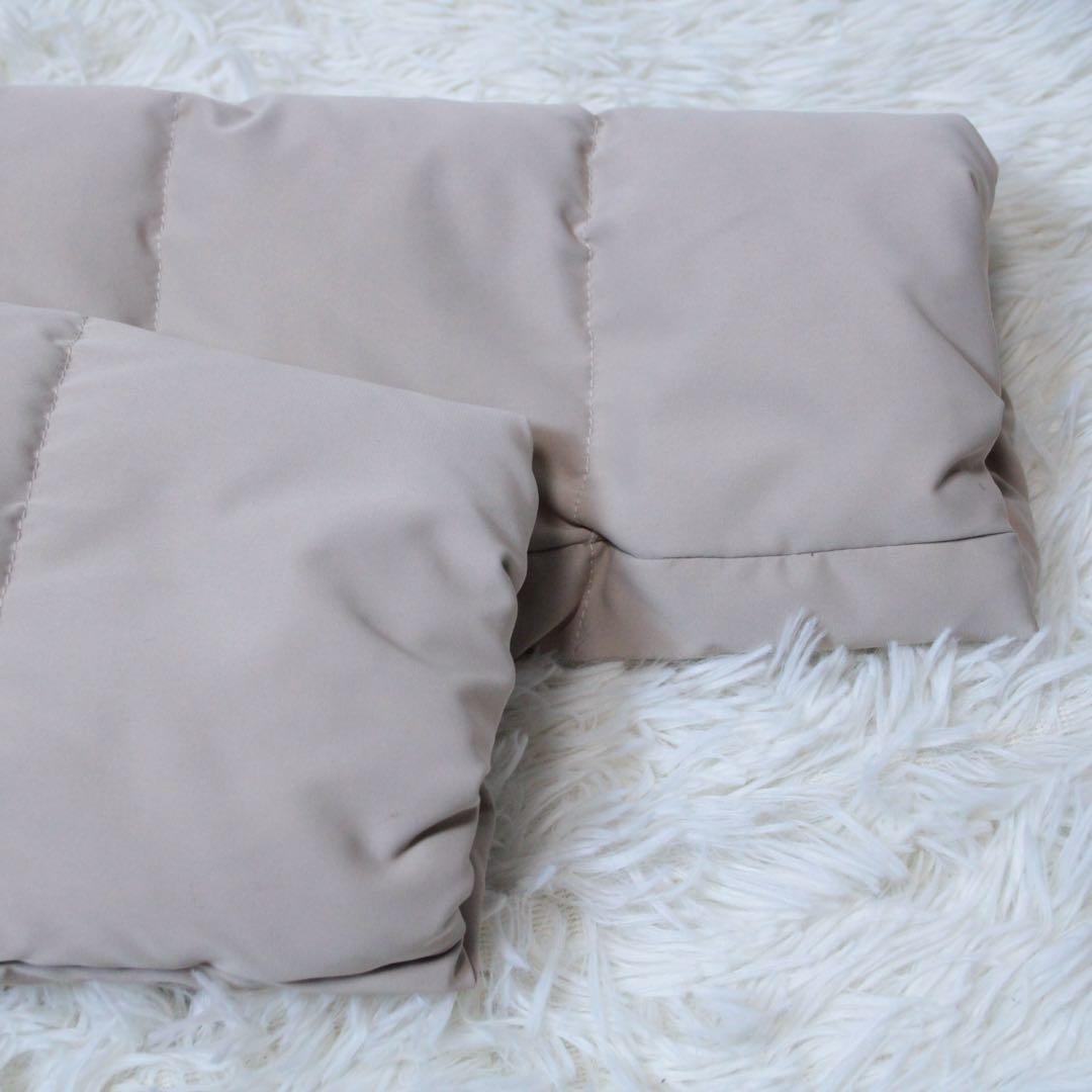 le. coeur blanc ルクールブラン ファーフードショートダウン モカ