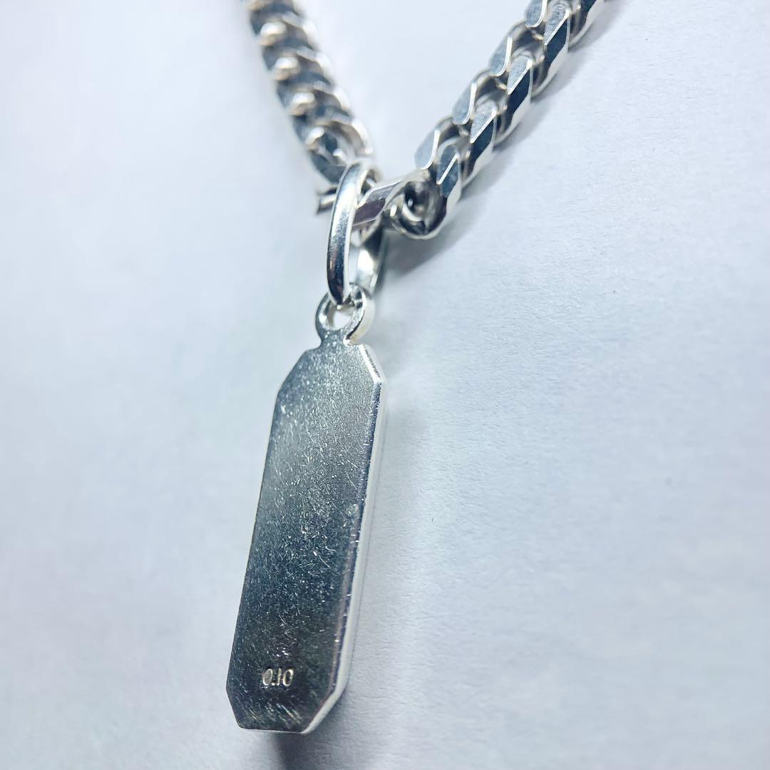 希少 レダシルマ ネックレス 喜平 ダイヤモンド 3粒 0.10 ゲルマニウム