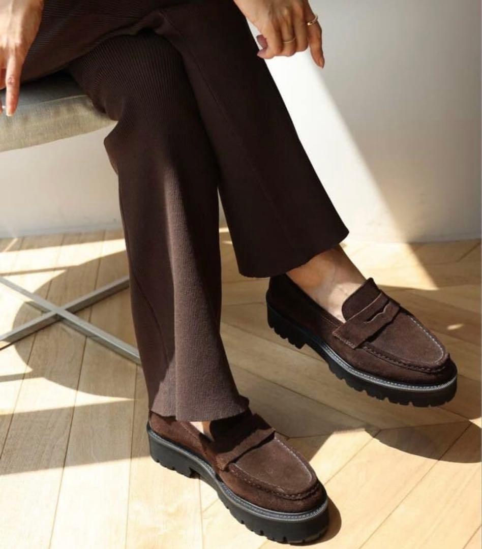 CAMINANDO スウェードローファー サイズ5