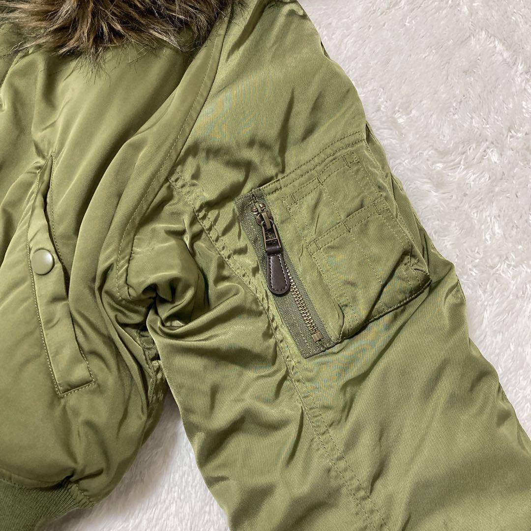 完売 AZUL by moussy オリーブグリーン N-2B サイズS Y2K