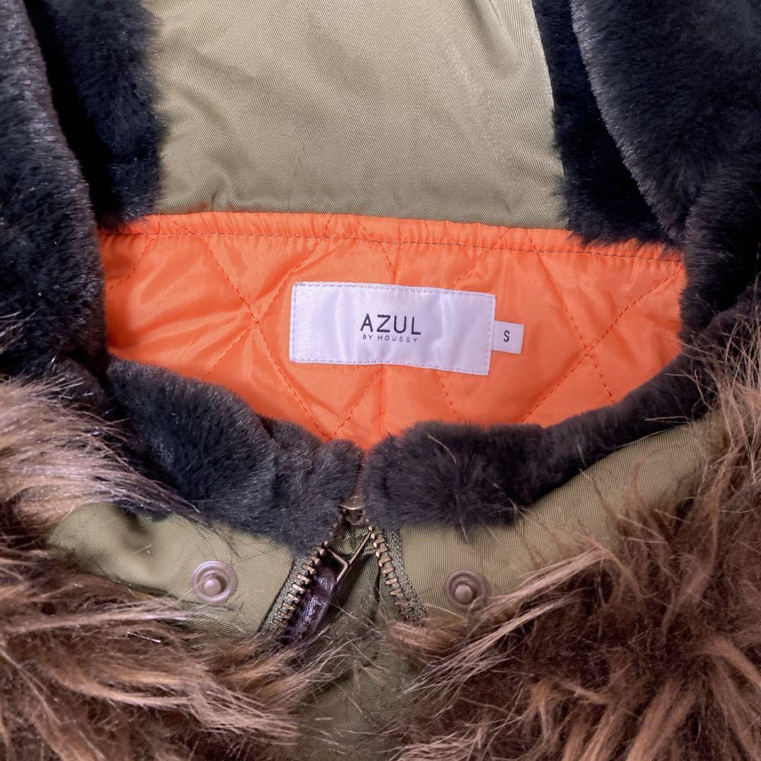 完売 AZUL by moussy オリーブグリーン N-2B サイズS Y2K